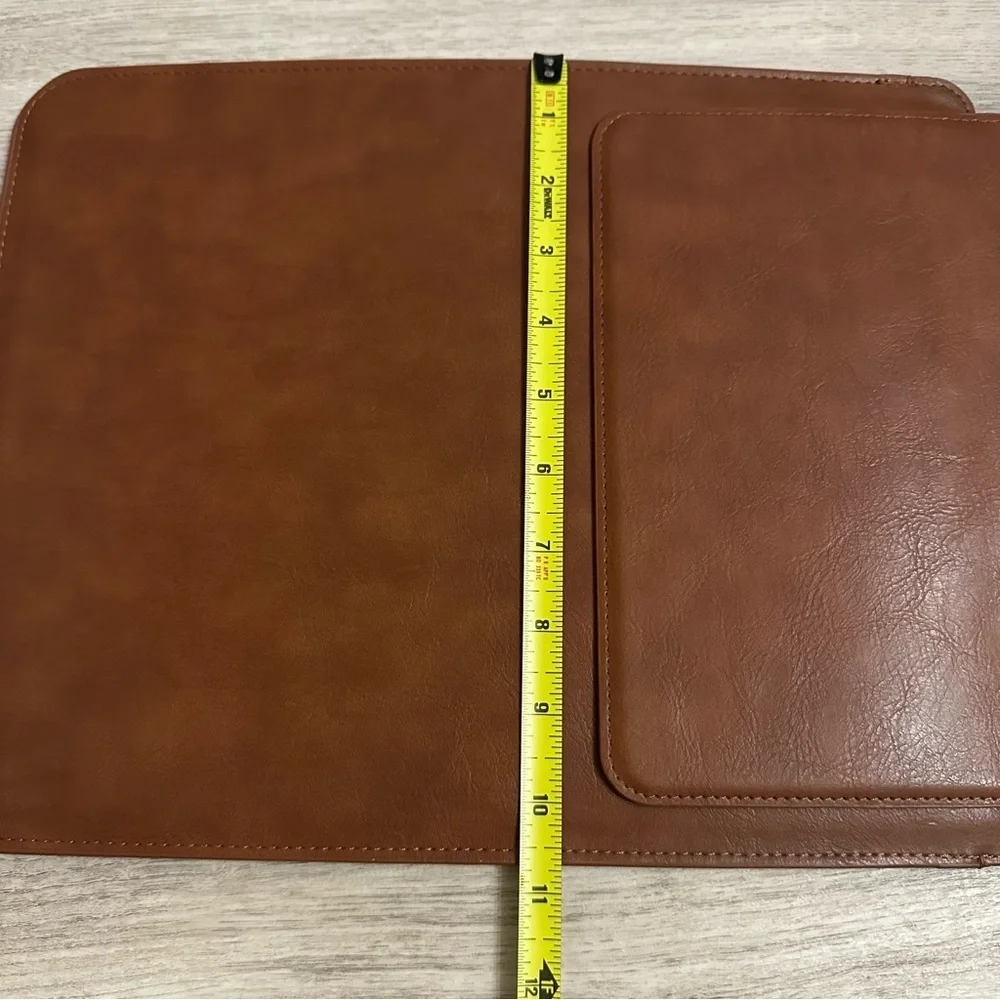 Leather laptop iPad sleeve Leather Laptop Case with Mouse Pad Notebook Computer